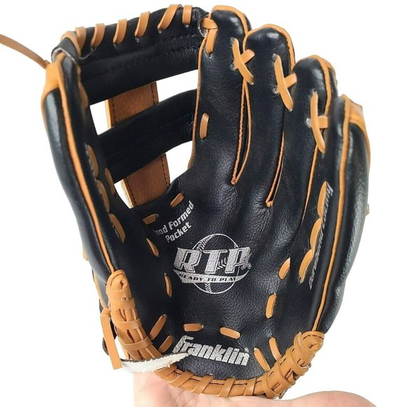 Franklin Baseball Ready to Play RTP 4809 9.5" T-Ball Mitt Glove Right Hand - Picture 3 of 5